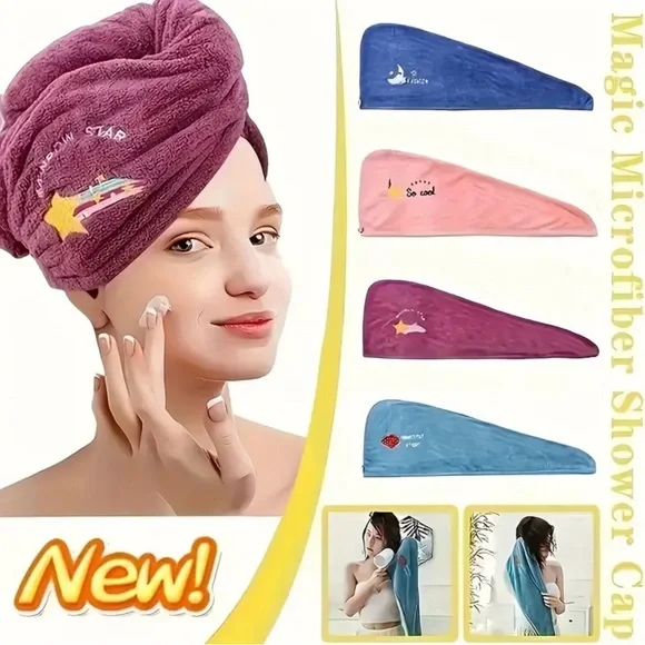 Hair Towel Wrap(1 towel random sent) - Picture 3 of 4